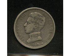 1903 - LOTTO/M13572 - SPAGNA - 1 PESETA  ALFONSO XIII° ARGENTO