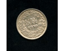 1950 - LOTTO/M15787 - SVIZZERA - 1/2 FRANCO ARGENTO - SPL.