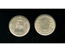 1958 - LOTTO/M15791 - SVIZZERA - 1/2 FRANCO ARGENTO