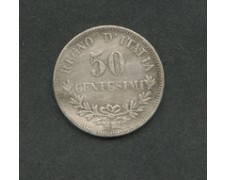 1863 - LOTTO/M16092 - REGNO - 50 CENT. V.EMANUELE II° - ARGENTO