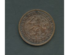 1929 - OLANDA - LOTTO/M16106 - 2,5 CENTESIMI  BRONZO