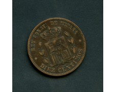 1878 - LOTTO/M16154 -SPAGNA - 10 CENTIMOS   ALFONSO XII°