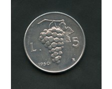 1950 - LOTTO/M16262 - REPUBBLICA - 5 LIRE UVA