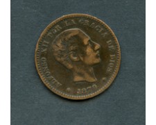 1879 - LOTTO/M18878 - SPAGNA - 5 cent. ALFONSO XII°