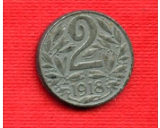1918 - LOTTO/M20740 - AUSTRIA - 2 HELLER FERRO