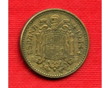 1944 - LOTTO/M20775 - SPAGNA - 1 PESETA  BRONZO-ALLUMINIO