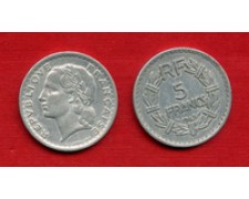 1945 - LOTTO/M21796 - FRANCIA - 5 FRANCHI MARIANNA
