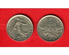 1970 - LOTTO/M21801 - FRANCIA - 5 FRANCHI SEMINATRICE