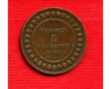 MONETE  TUNISIA - 1916 - LOTTO/M22523 - 5 CENTESIMI  MUHAMMAD AL-NASIR