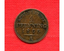 1866 A - PRUSSIA -  LOTTO/M22524 - 1 PFENNING  RAME