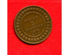 MONETE TUNISIA - 1892 - LOTTO/M22526 - 5 CENTESIMI MUHAMMAD ALI- BEY