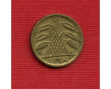 1924D - LOTTO/M23248 - GERMANIA - 5 REICHSPFENNIG REP. WEIMAR