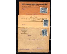 1920 - LOTTO/10742 - CECOSLOVACCHIA - 125 H. PRESIDENTE MASARYK - TRE BUSTE 1920 - LOTTO/10742 - CECOSLOVACCHIA - 125 H. PRESIDENTE MASARYK - TRE BUSTE