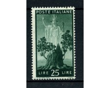 1945 - REPUBBLICA - 25 LIRE DEMOCRATICA - NUOVO - LOTTO/30340 1945 - REPUBBLICA - 25 LIRE DEMOCRATICA - NUOVO - LOTTO/30340