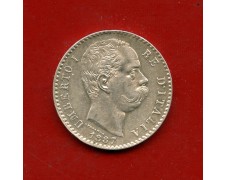 1887 - REGNO - 2 LIRE UMBERTO I° ARGENTO - LOTTO/M30694