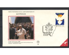 1986 - AUSTRALIA - SYDNEY - VISITA DI PAPA GIOVANNI PAOLO II° - BUSTA - LOTTO/31127