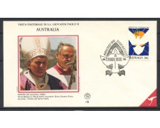 1986 - AUSTRALIA - DARVIN - VISITA DI PAPA GIOVANNI PAOLO II° - BUSTA - LOTTO/31130