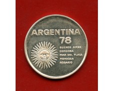 1978 - ARGENTINA - 1000 PESOS ARGENTO MONDIALI DI CALCIO - LOTTO/M31072