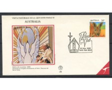 1986 - AUSTRALIA - PERTH - VISITA DI PAPA GIOVANNI PAOLO II° - BUSTA - LOTTO/31133