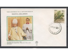 1986 - NUOVA ZELANDA -  WELLINGHTON - VISITA DI PAPA GIOVANNI PAOLO II° - BUSTA - LOTTO/31122