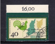 1975 - GERMANIA FEDERALE - EDUARD MORIKE - USATO - LOTTO/31485U 1975 - GERMANIA FEDERALE - EDUARD MORIKE - USATO - LOTTO/31485U