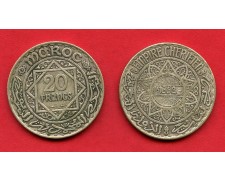 1933 - MAROCCO - LOTTO/M38356 - 20 FRANCHI ARGENTO PROTETTORATO FRANCESE