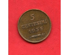 1935 - SAN MARINO - LOTTO/M47894 - 5 CENTESIMI BRONZO 1935 - SAN MARINO - LOTTO/M47894 - 5 CENTESIMI BRONZO
