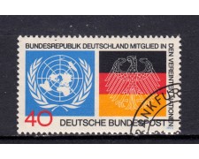 1973 - GERMANIA FEDERALE - AMMISSIONE ONU - USATO - LOTTO/31513U 1973 - GERMANIA FEDERALE - AMMISSIONE ONU - USATO - LOTTO/31513U