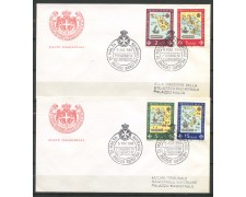 1968 - SOVRANO MILITARE DI MALTA - SEDI DELL'0RDINE 4v. SU 2 BUSTE FDC - LOTTO/30392 1968 - SOVRANO MILITARE DI MALTA - SEDI DELL'0RDINE 4v. SU 2 BUSTE FDC - LOTTO/30392