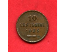 1935 - SAN MARINO - LOTTO/M47901 - 10 CENTESIMI BRONZO 1935 - SAN MARINO - LOTTO/M47901 - 10 CENTESIMI BRONZO