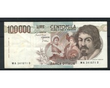 1983 - REPUBBLICA - LOTTO/47905 - 100.000 LIRE CARAVAGGIO 1983 - REPUBBLICA - LOTTO/47905 - 100.000 LIRE CARAVAGGIO