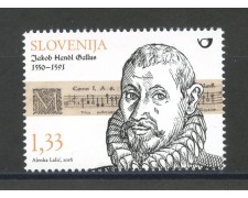 2016 - SLOVENIA - JACOBUS GALLUS  - NUOVO - LOTTO/34637