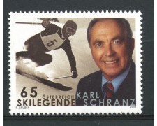 2008 - AUSTRIA - KARL SCHRANZ SCIATORE - NUOVO- LOTTO/33460