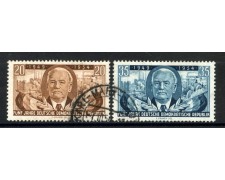 1954 - GERMANIA DDR - ANNIVERSARIO DELLA NAZIONE 2v. - USATI - LOTTO/36102 1954 - GERMANIA DDR - ANNIVERSARIO DELLA NAZIONE 2v. - USATI - LOTTO/36102