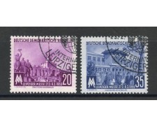 1955 - GERMANIA DDR - FIERA DI LIPSIA 2v. - USATI - LOTTO/36103 1955 - GERMANIA DDR - FIERA DI LIPSIA 2v. - USATI - LOTTO/36103