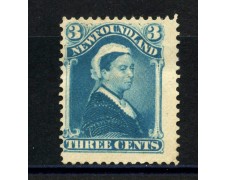 1880  - TERRANOVA - LOTTO/39304 -  3c. REGINA VITTORIA - NUOVO