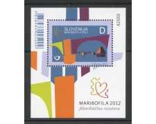 2012 - SLOVENIA -  MARIBOFILA FOGLIETTO - NUOVO - LOTTO/34514