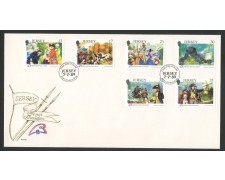 1989 - JERSEY - LOTTO/41776 - RIVOLUZIONE FRANCESE  6v. - BUSTA FDC