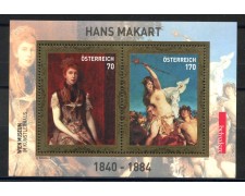 2011 - AUSTRIA - OPERE DI HANS MAKART - FOGLIETTO - NUOVO - LOTTO/33359