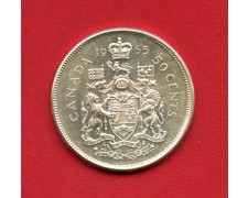 1965 - CANADA - 50 CENTESIMI ARGENTO - LOTTO/M36127