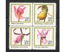 1984 - STATI UNITI - ORCHIDEE  4v. - NUOVI - LOTTO/35700