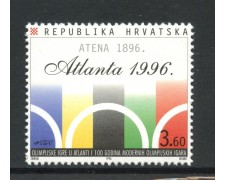 1996 - CROAZIA - CENTENARIO GIOCHI OLIMPICI - NUOVO - LOTTO/32697