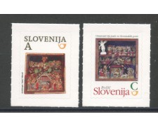 2013 - SLOVENIA - NATALE  2v. - NUOVI ADESIVI - LOTTO/34551