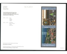 2017 - SVIZZERA - LOTTO/39720F - GIORNATA DEL FRANCOBOLLO - FOGLIETTO NUOVO FOLDER