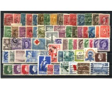 CANADA - LOTTO/42909 - INSIEME DI 70 FRANCOBOLLI DIFFERENTI USATI CANADA - LOTTO/42909 - INSIEME DI 70 FRANCOBOLLI DIFFERENTI USATI