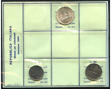1964 - REPUBBLICA - SERIE COMPLETA DI 3 MONETE - LOTTO/M36195