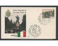1984 - ITALIA - ARONA (NO) - VISITA DI S.S. GIOVANNI PAOLO II° - LOTTO/31169
