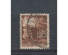 1945 - LOTTO/5992U - REPUBBLICA - 1,20 LIRE DEMOCRATICA USATO