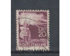 1945 - LOTTO/6002U - REPUBBLICA - 20 LIRE DEMOCRATICA USATO