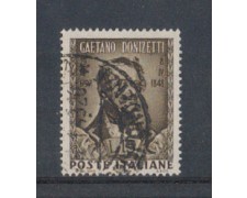 1948 - LOTTO/6067UV - REPUBBLICA - DONIZETTI FILIGRANA NS USATO